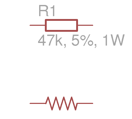 Skjemasymbol for motstand